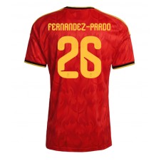 Belgia Matias Fernandez-Pardo #26 Hjemmedrakt VM 2026 Kortermet